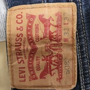 Men's Levi's 508 Regular Tapered Distressed Jeans 33x32